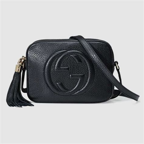 gucci soho disco bag black and white|gucci soho disco discount.